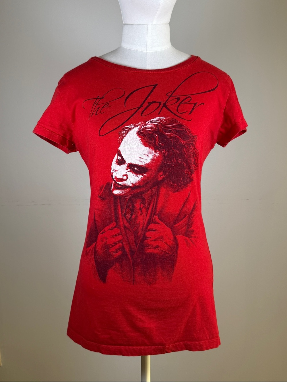 Y2K The Joker Women's Red Graphic Tee